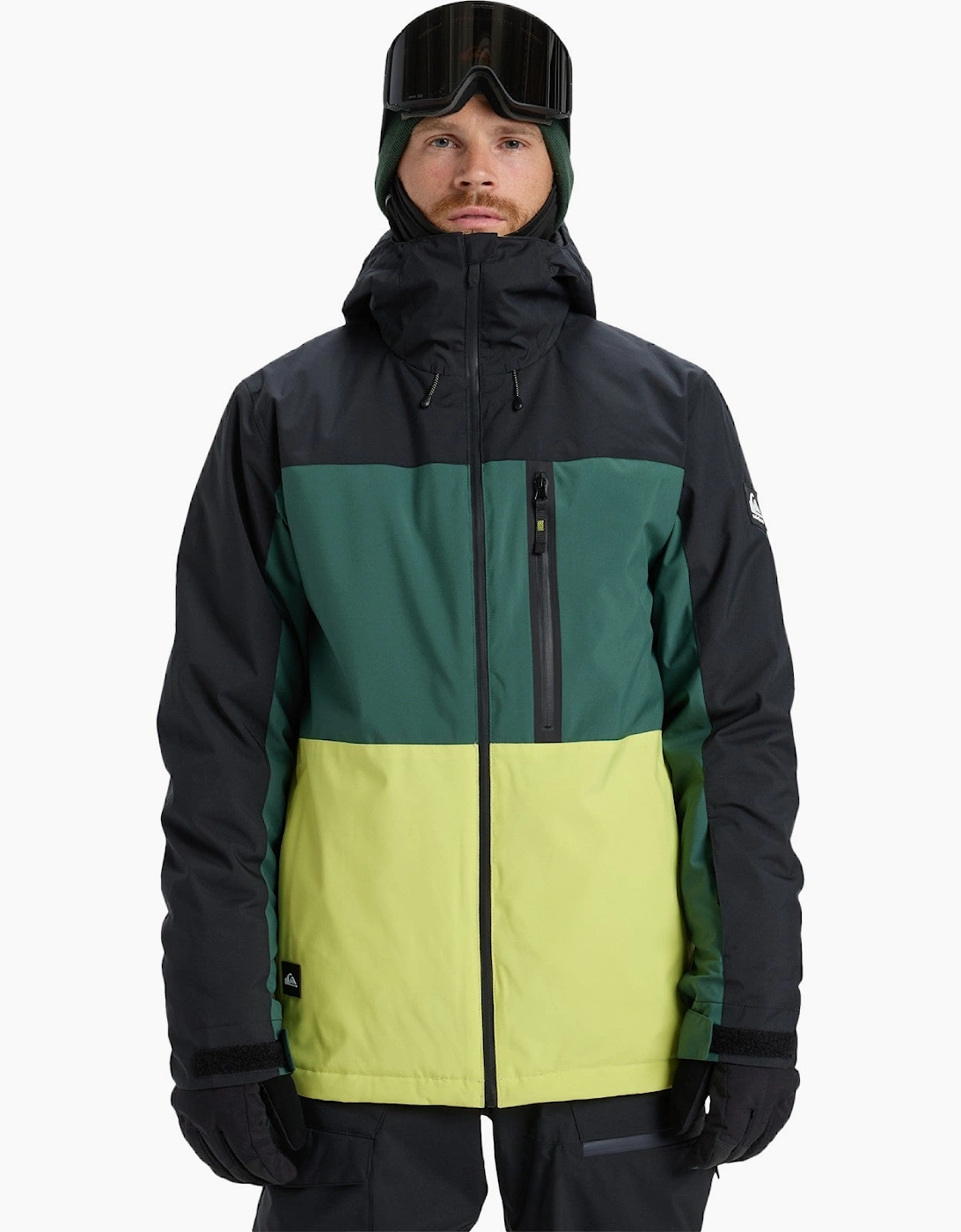 Quiksilver Men's Quiksilver Mens Sycamore Block Waterproof Ski Jacket - Black