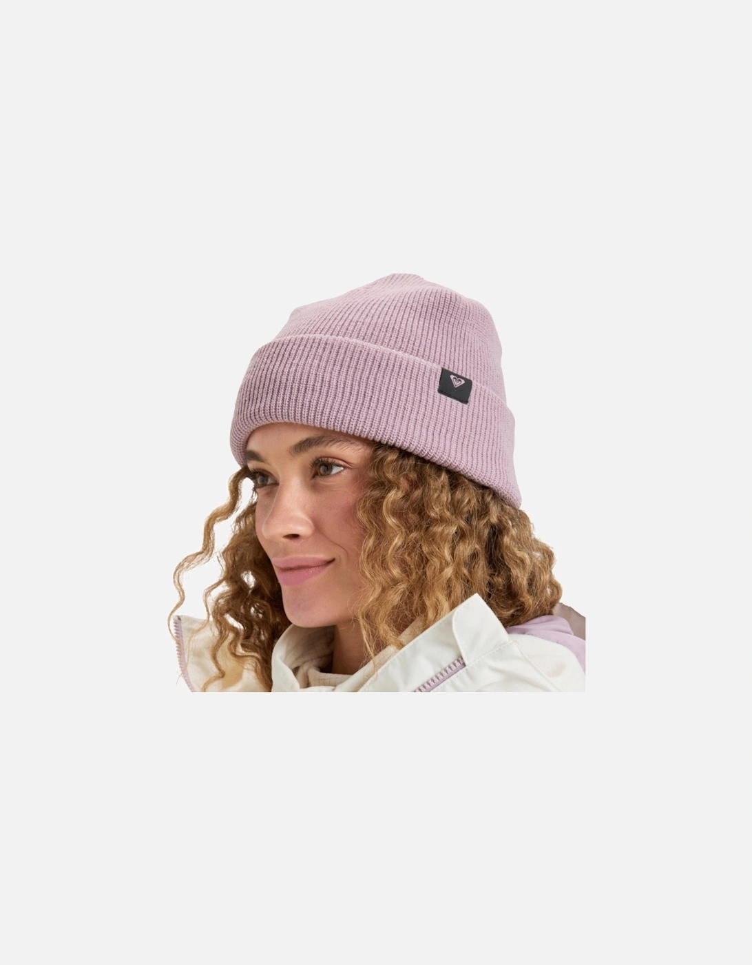Womens Folker Rib Knit Beanie, 2 of 1