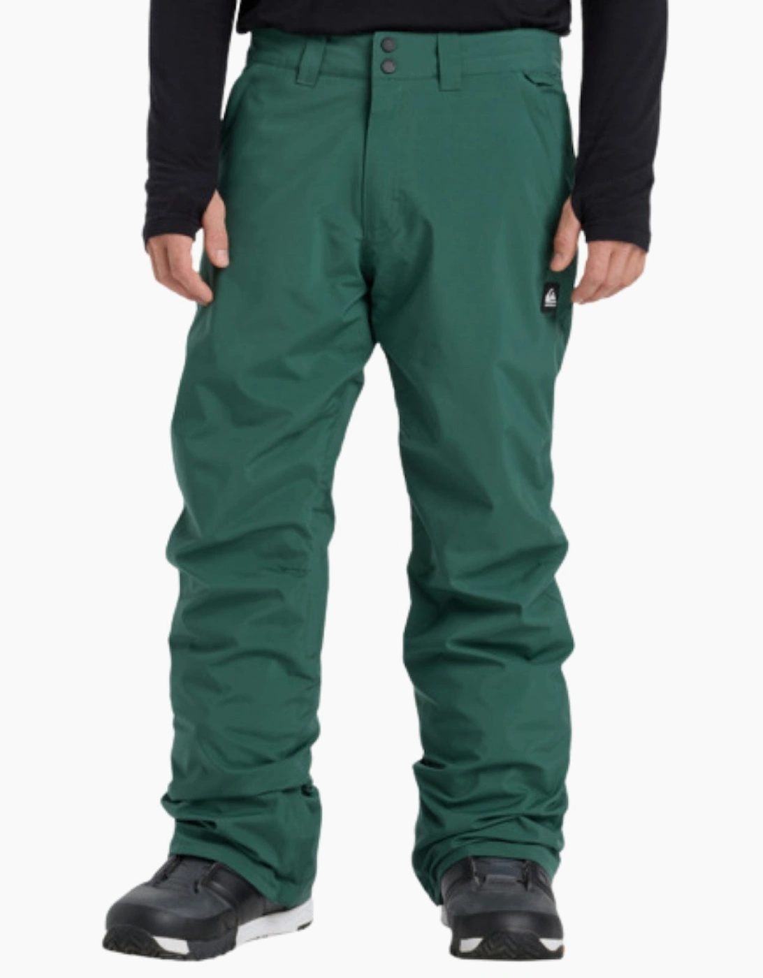 Men's Quiksilver Mens Estate Waterproof Breathable Snow Pants - Green - Size, S
