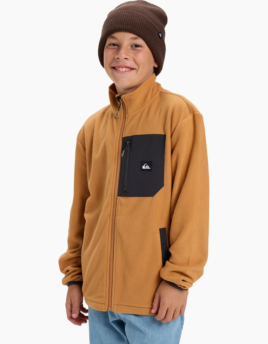 Quiksilver Quiksilver Kids Ice Fields Full Zip Fleece - Cream