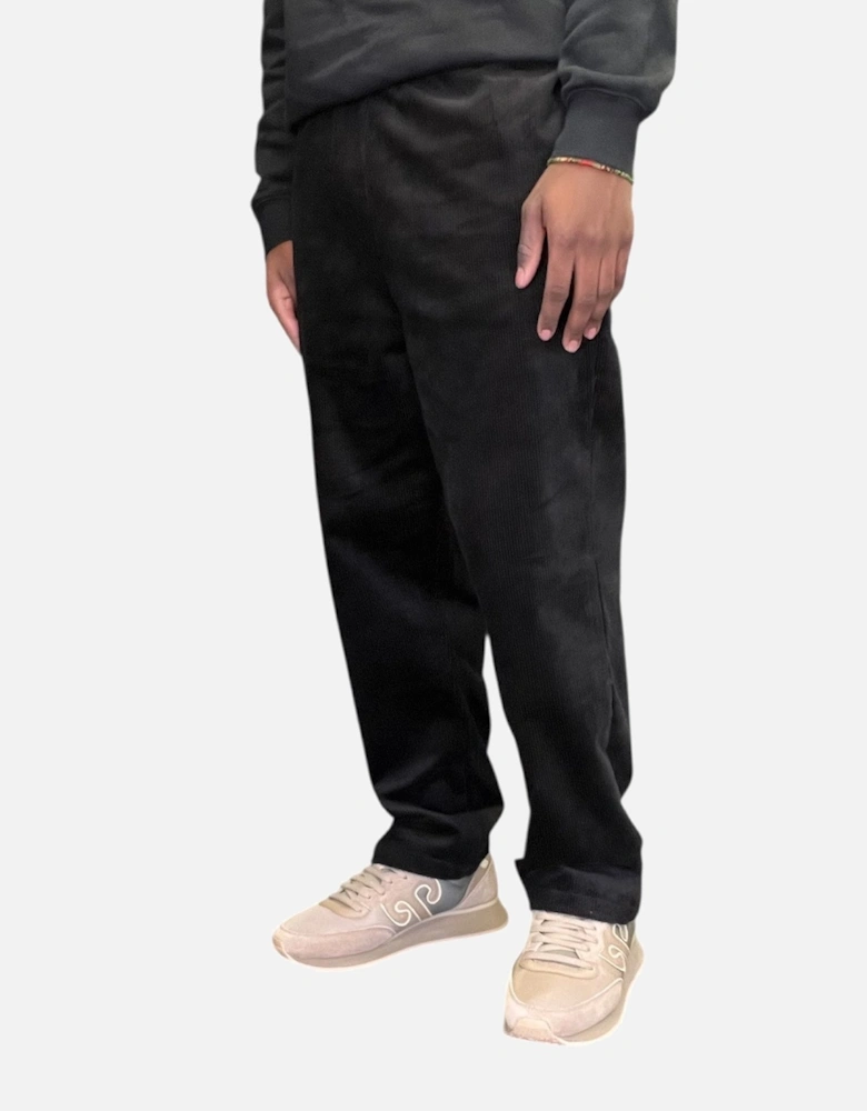 Chef Pant Semi Wide - Corduroy Black