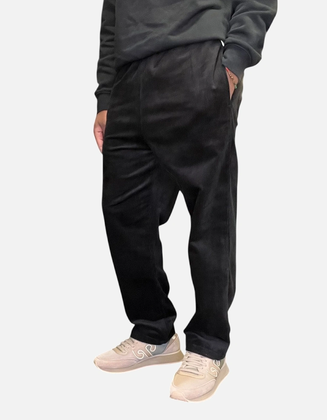 Chef Pant Semi Wide - Corduroy Black