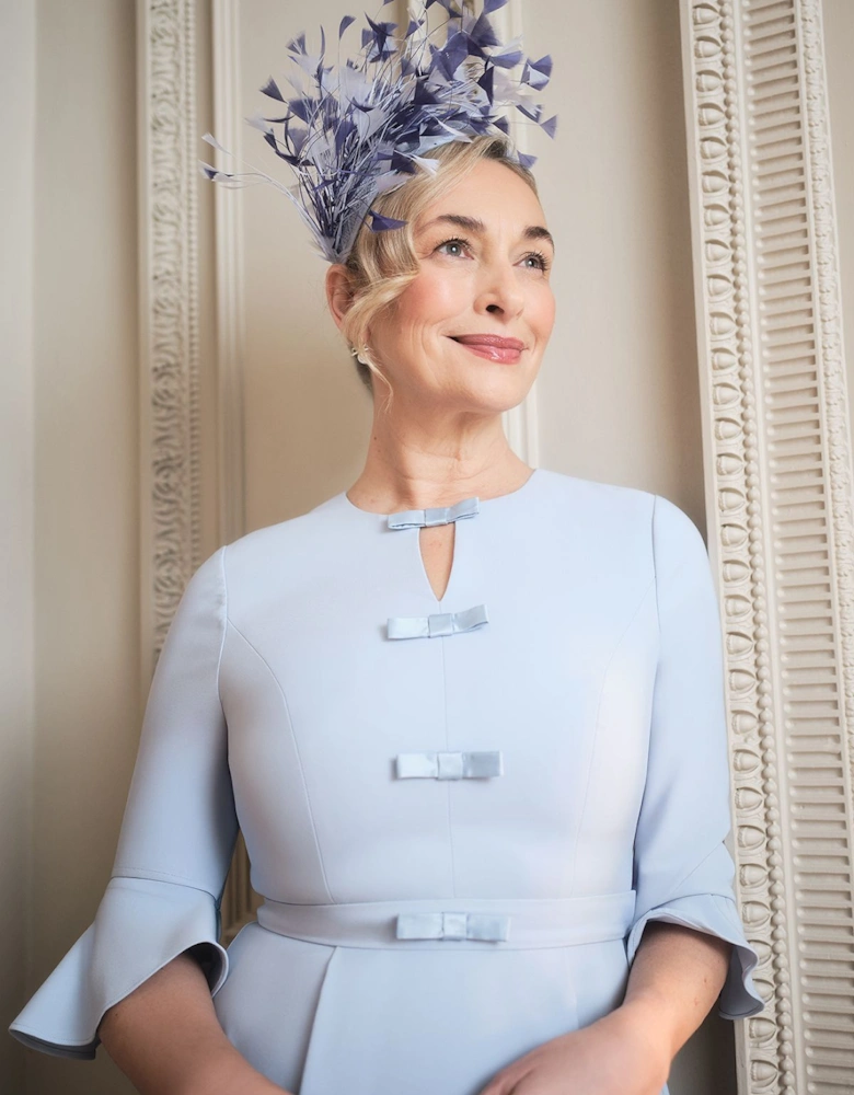 Lisa Tan Feather Detail Fascinator