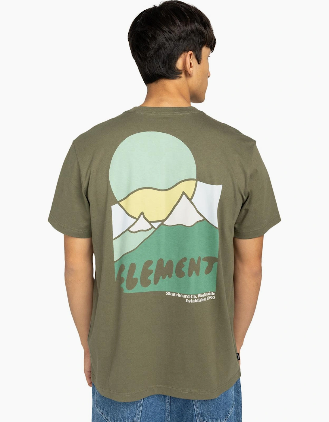 Element Men's Element Mens Sunrise Short Sleeve T-Shirt - Green