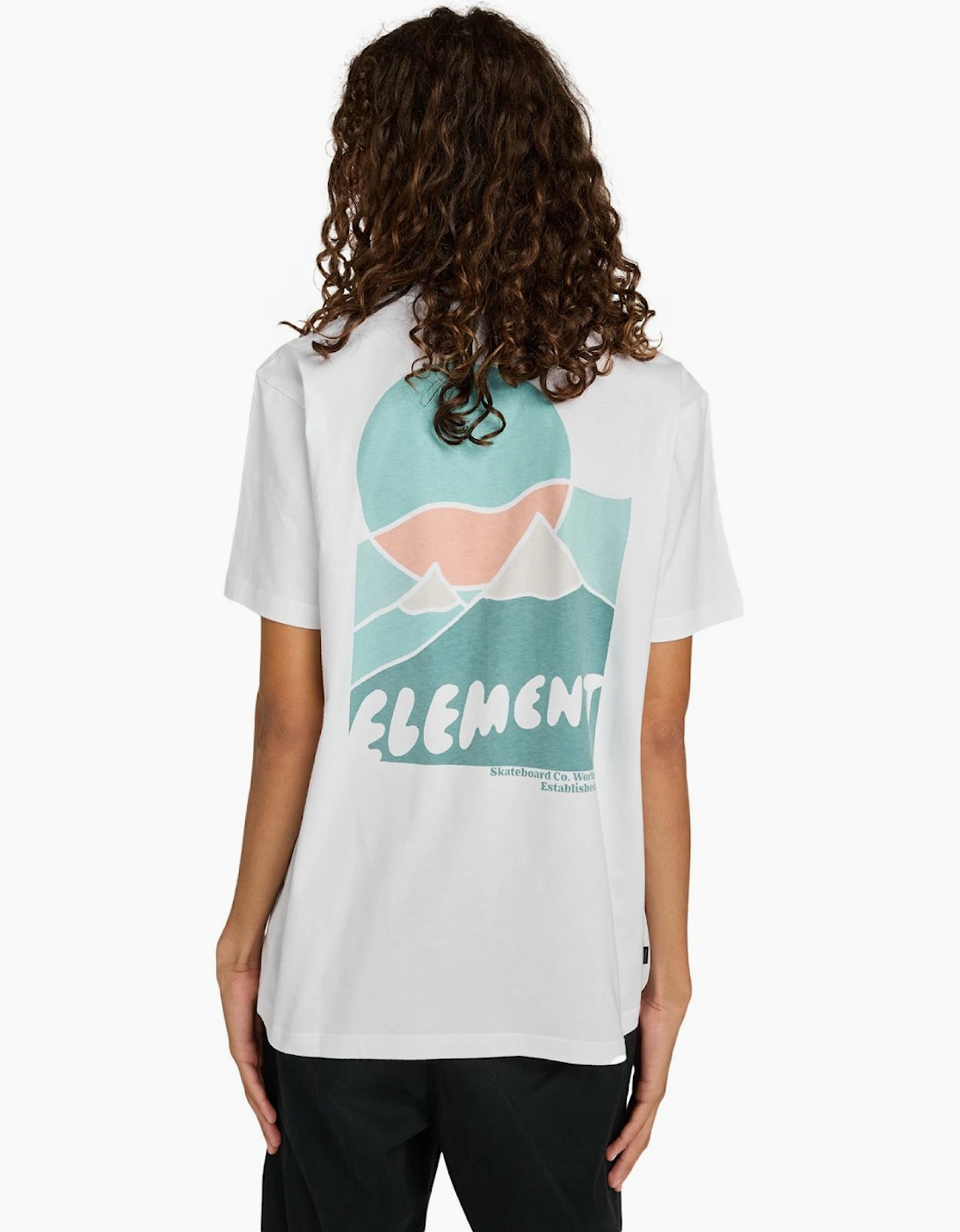 Element Men's Element Mens Sunrise Short Sleeve T-Shirt - White