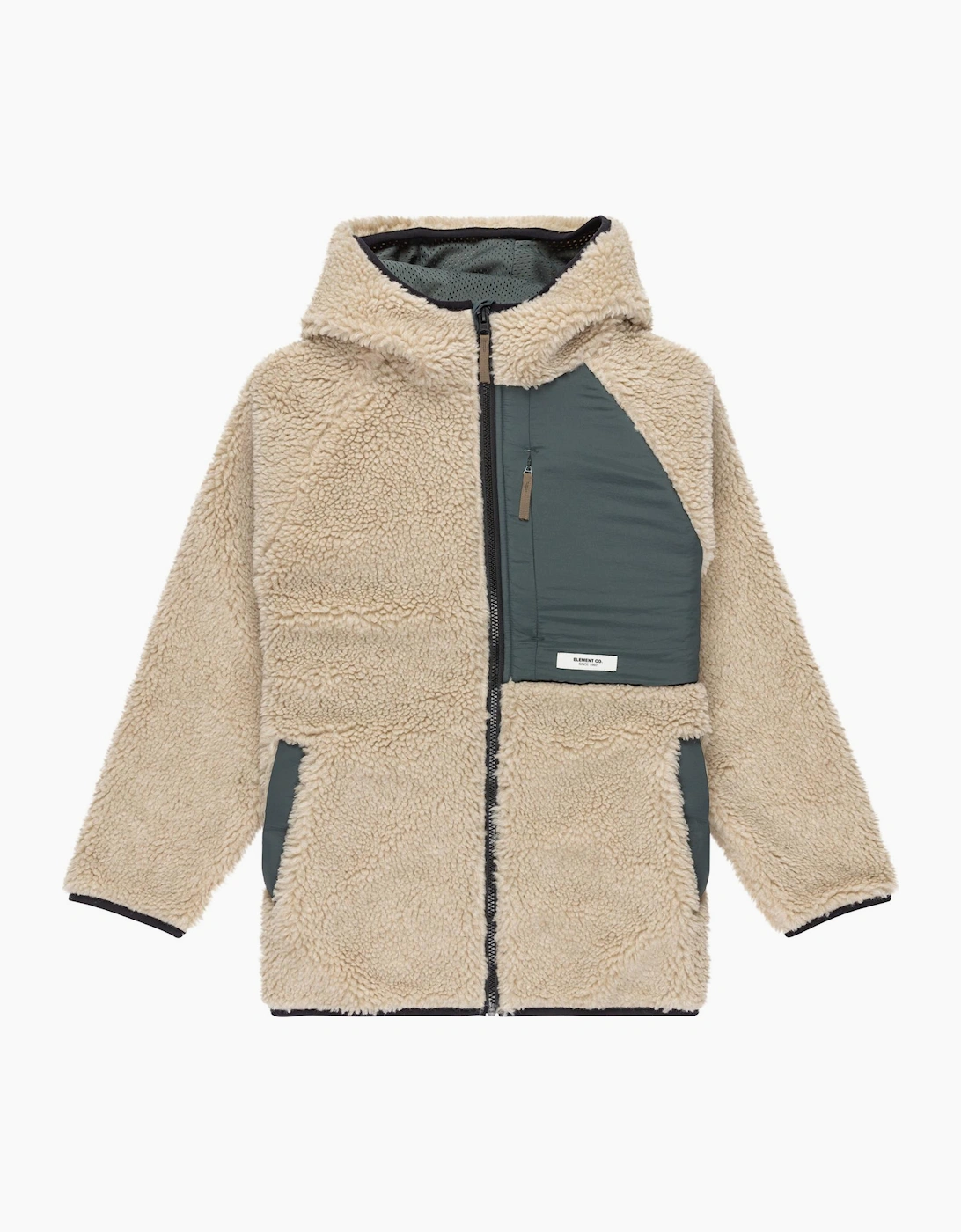 Element Element Kids Wolfe Sherpa Hooded Jacket - Tan