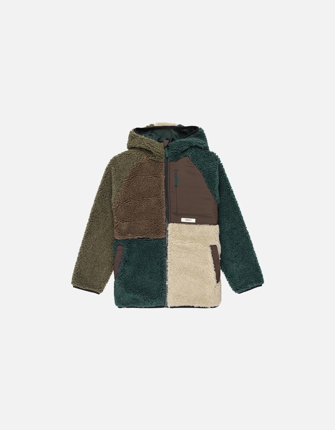 Kids Wolfe Sherpa Hooded Jacket, 2 of 1
