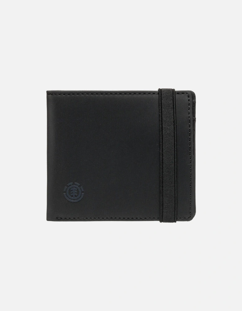 Mens Icon Strap Bi Fold Wallet - Flint Black - OS