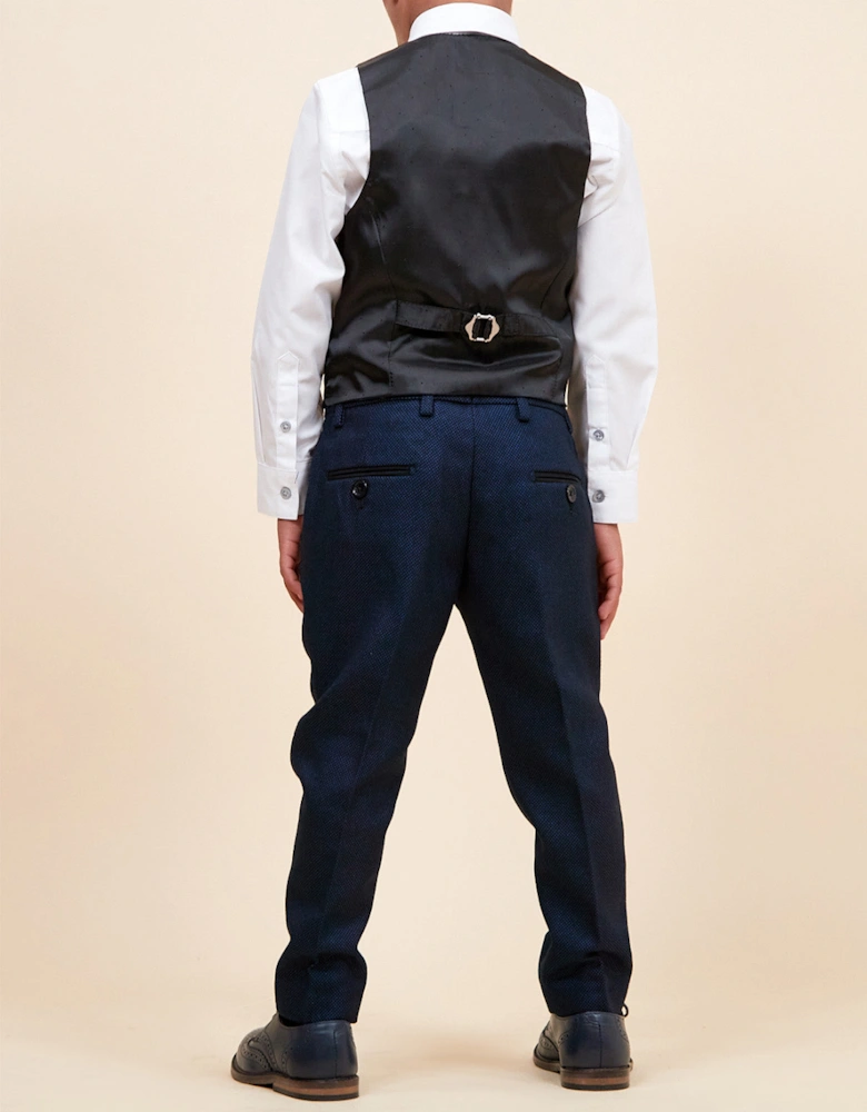 Callum Kids 3pc Suit - Navy Blue