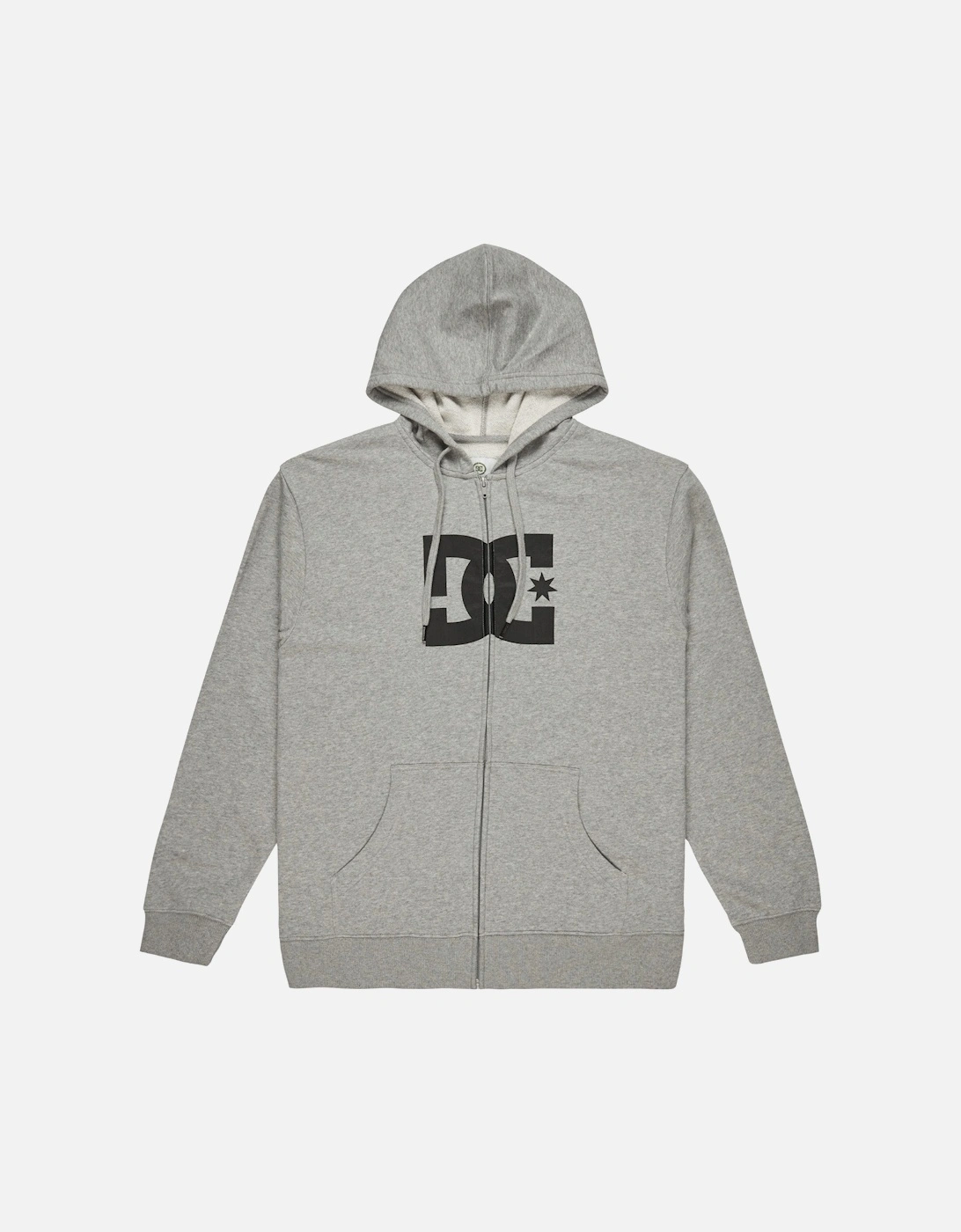 Mens DC Star Full Zip Logo Hoodie, 2 of 1