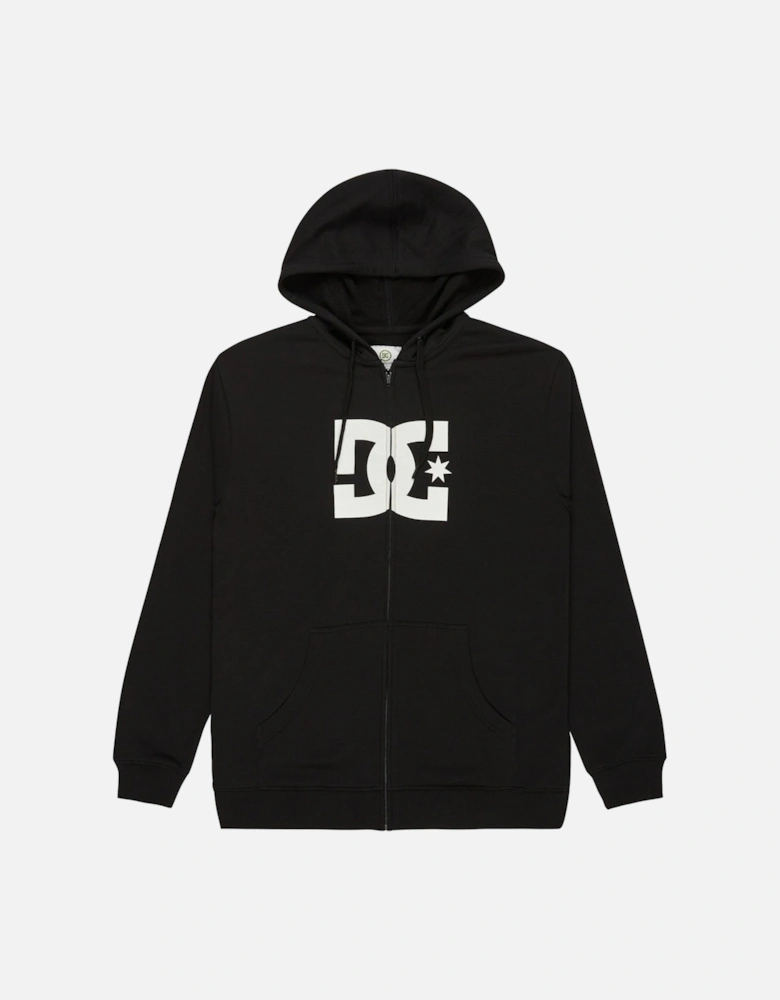 Mens DC Star Full Zip Logo Hoodie