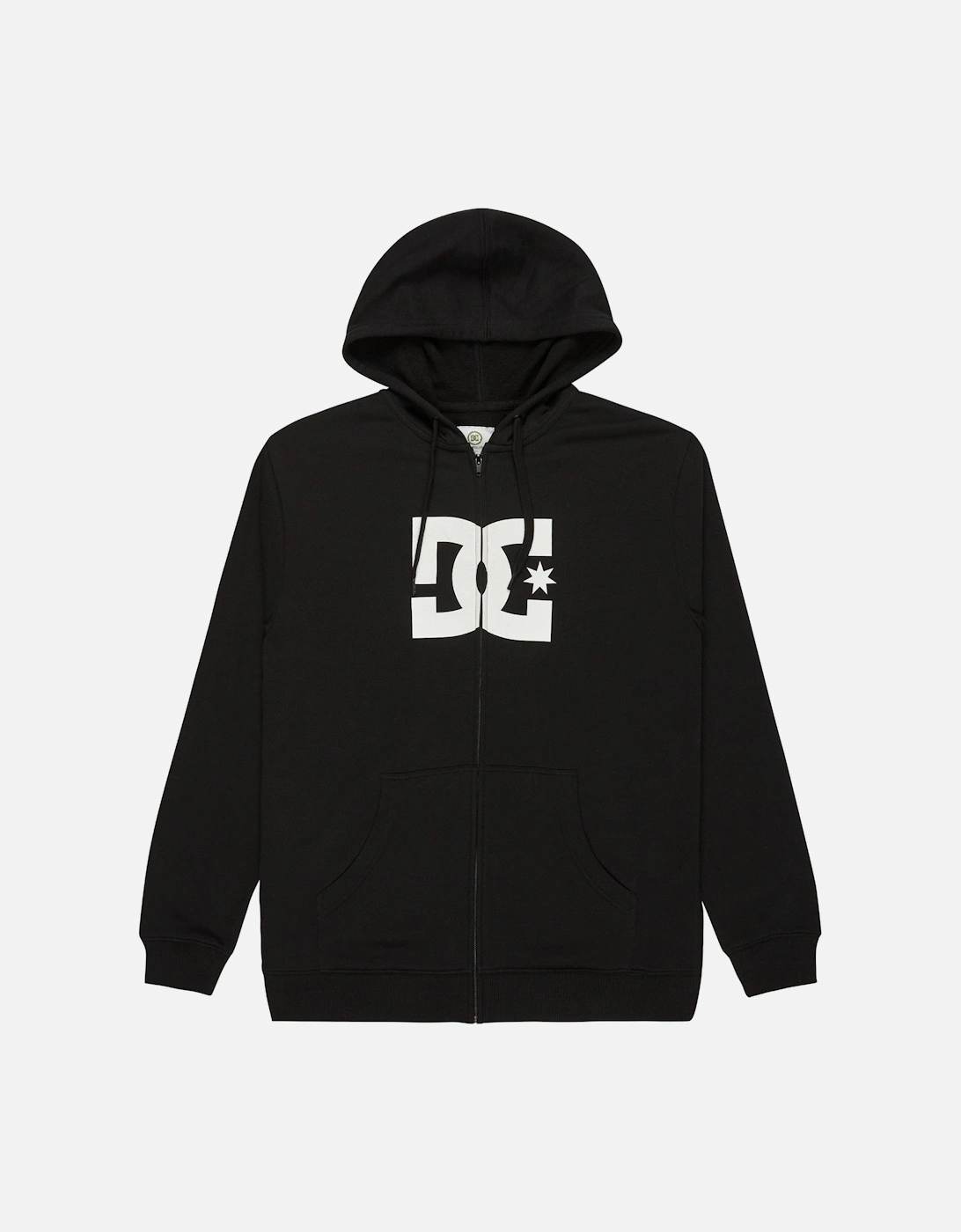 Mens DC Star Full Zip Logo Hoodie, 2 of 1
