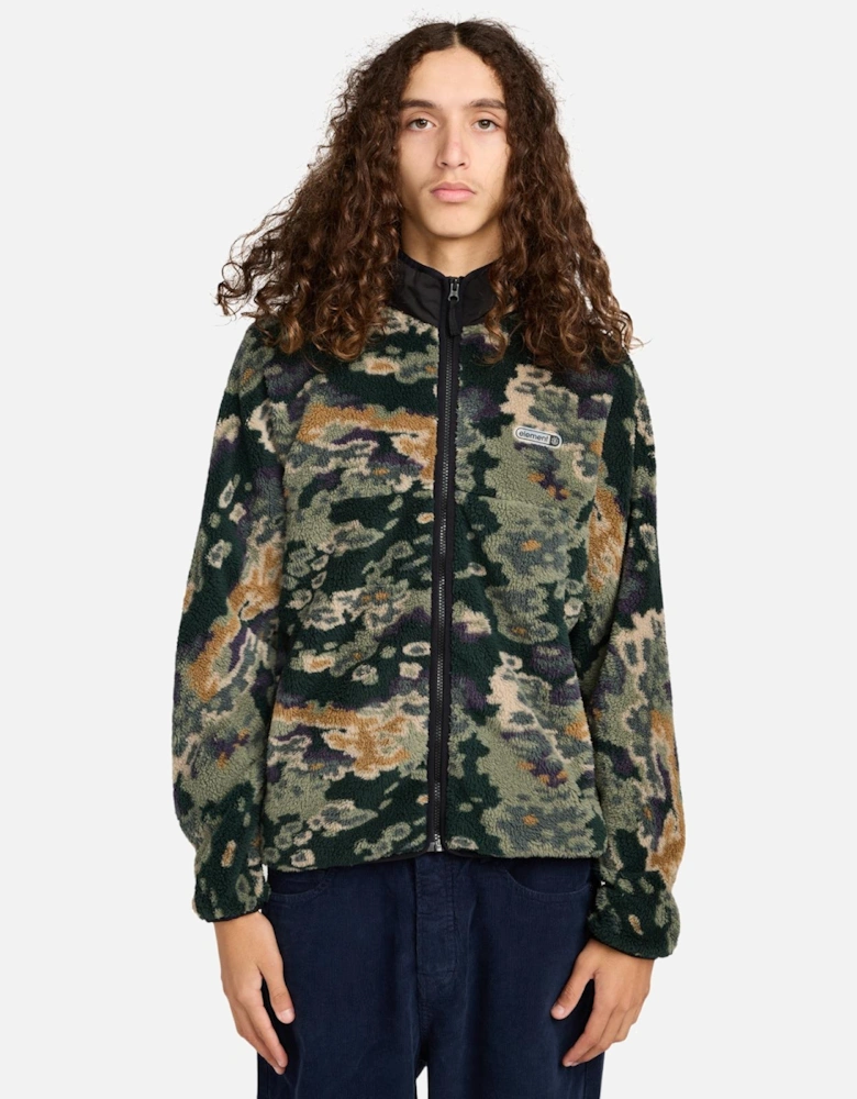 Mens Classic Sherpa Full Zip Fleece