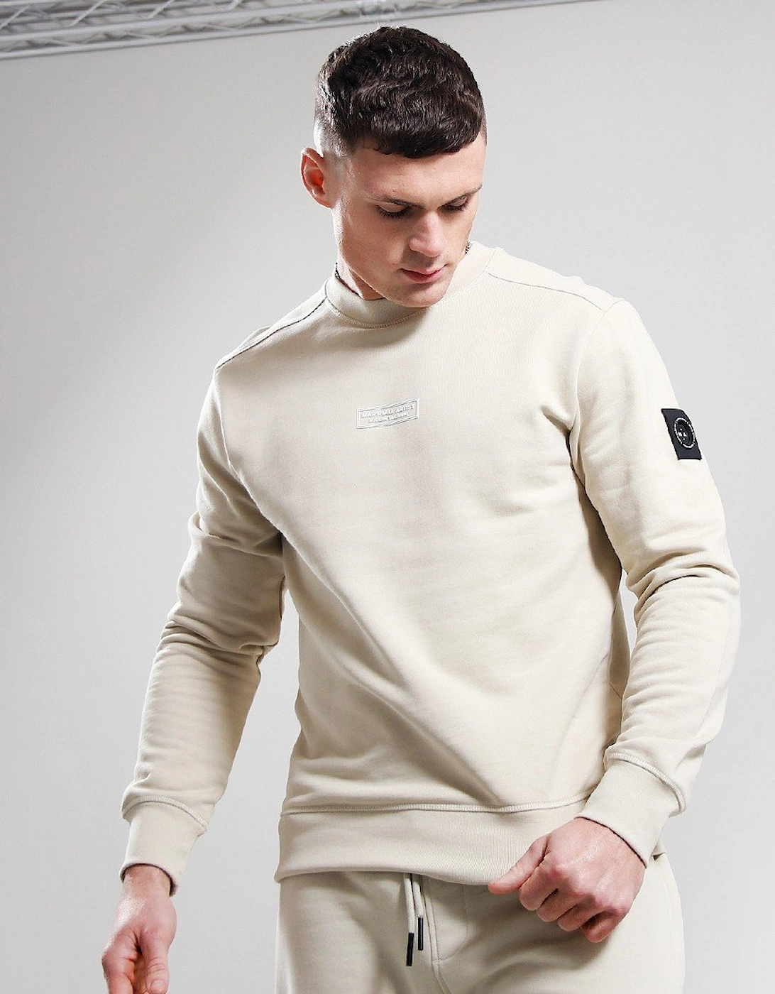 Siren Box Crewneck Sweatshirt - Sandstone, 5 of 4