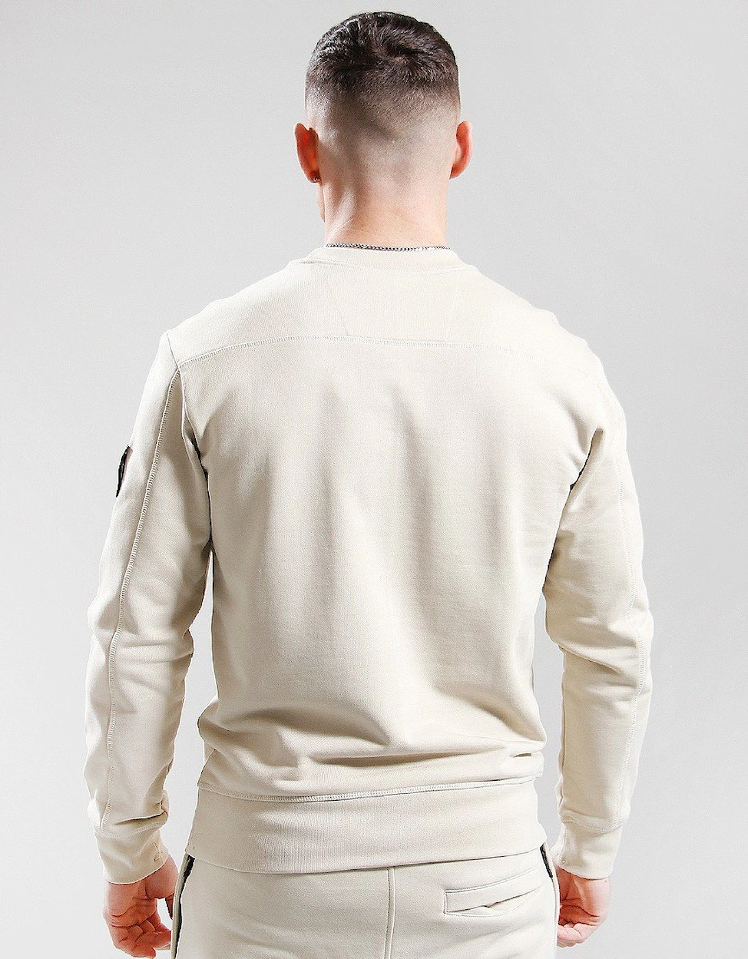 Siren Box Crewneck Sweatshirt - Sandstone