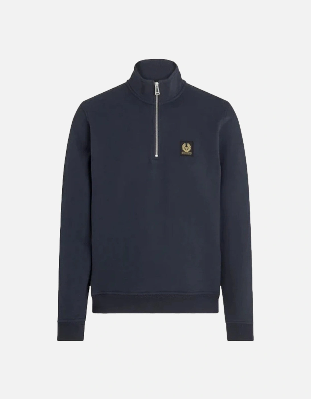 Quarter Zip Sweatshirt Dark Ink, 3 of 2