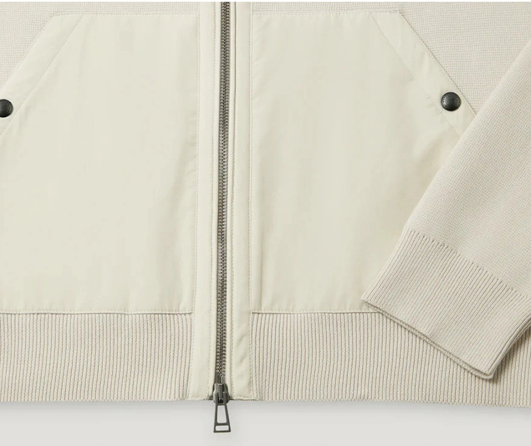 View Hooded Full Zip Silver Birch