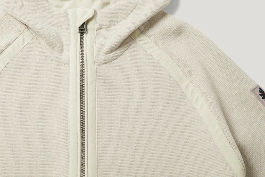 View Hooded Full Zip Silver Birch