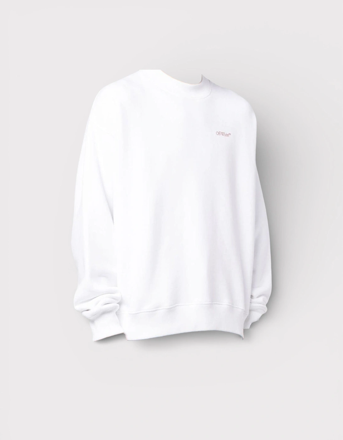 Sweatshirt Scratch Tab Skate Crewneck White