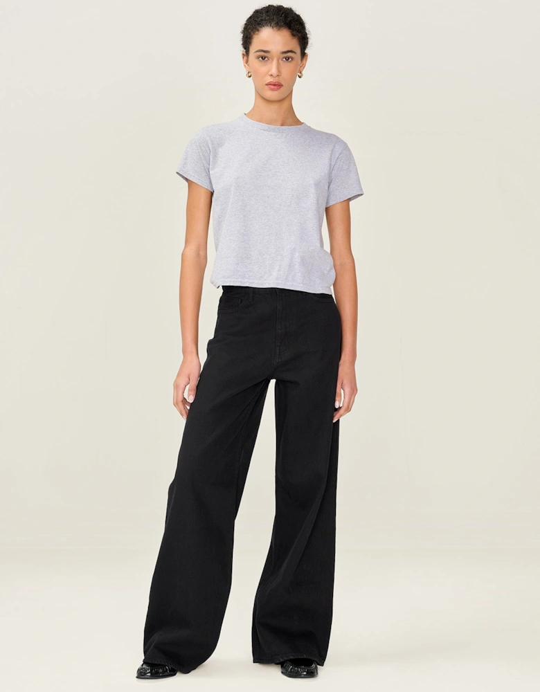 Connie Wide Jean in Black
