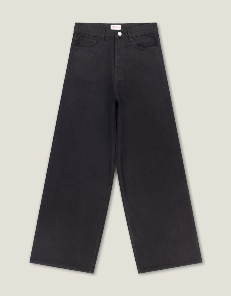 Connie Wide Jean in Black