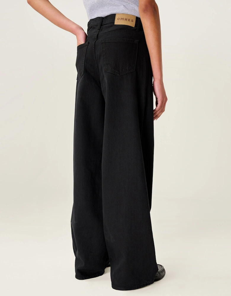 Connie Wide Jean in Black