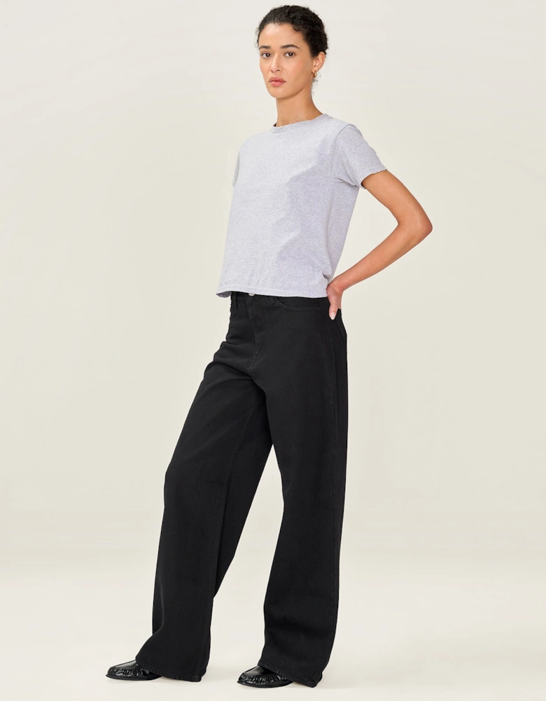 Connie Wide Jean in Black
