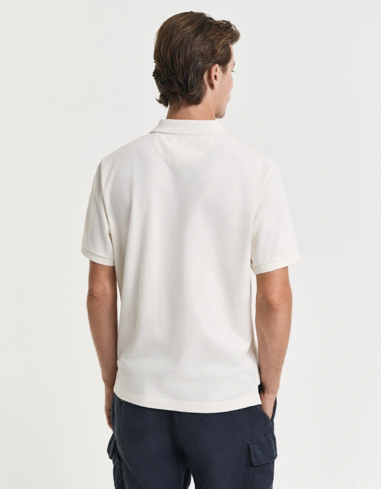 Graphic Short Sleeved Polo Shirt