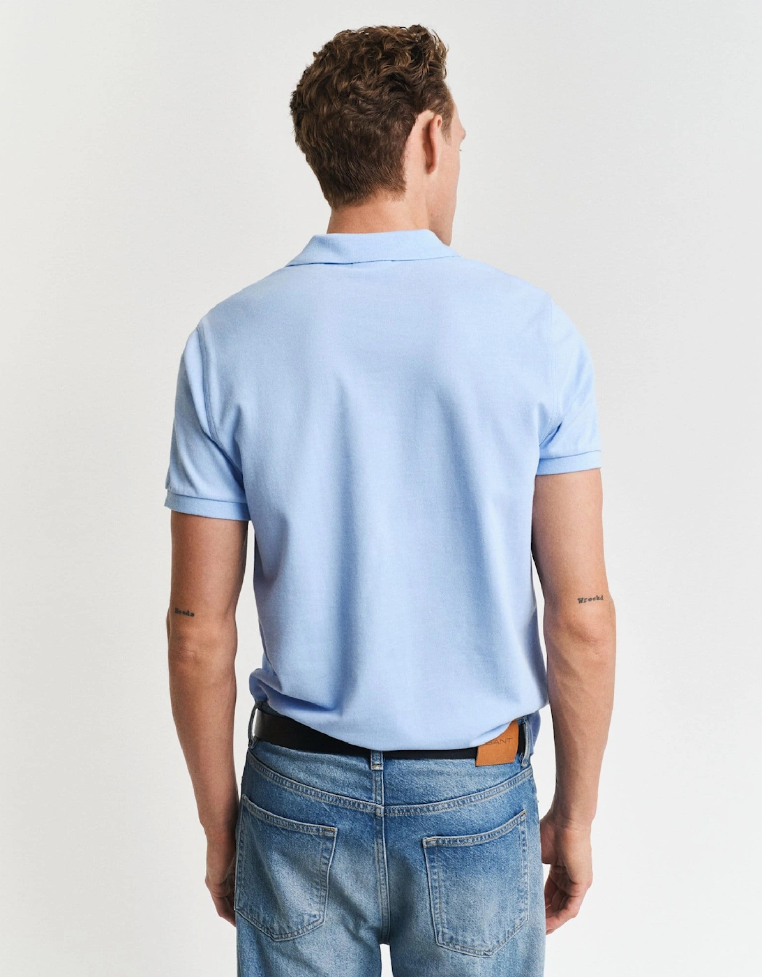 Regular-Fit Shield Short Slevees Polo Shirt