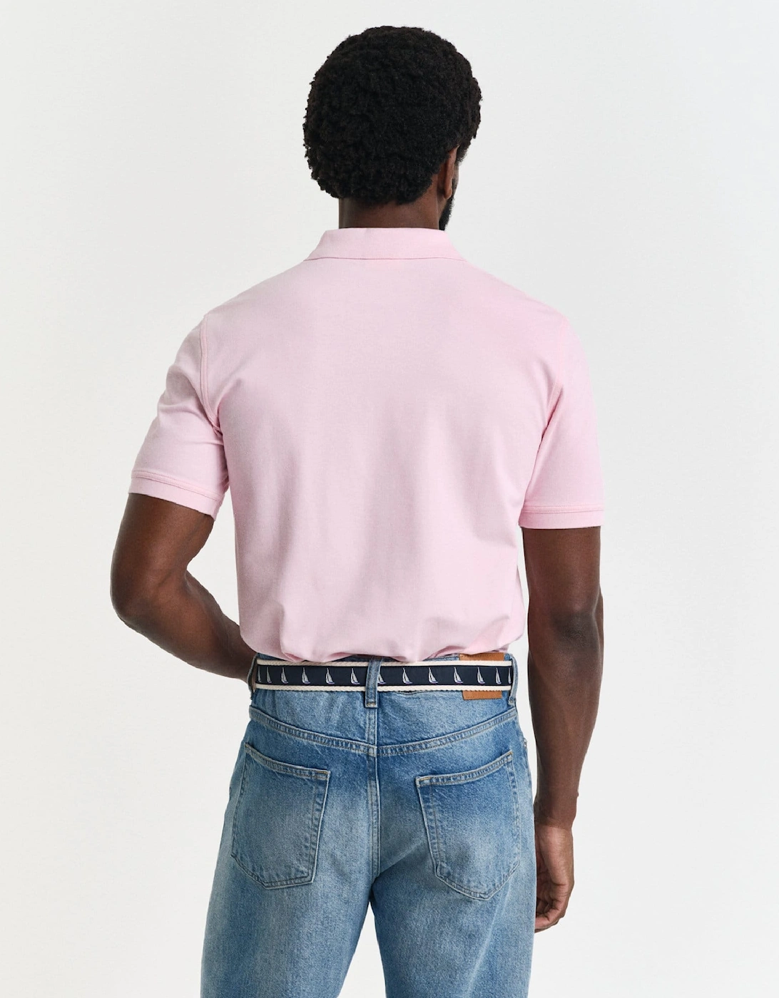 Regular-Fit Contrast Pique Ss Polo Shirt