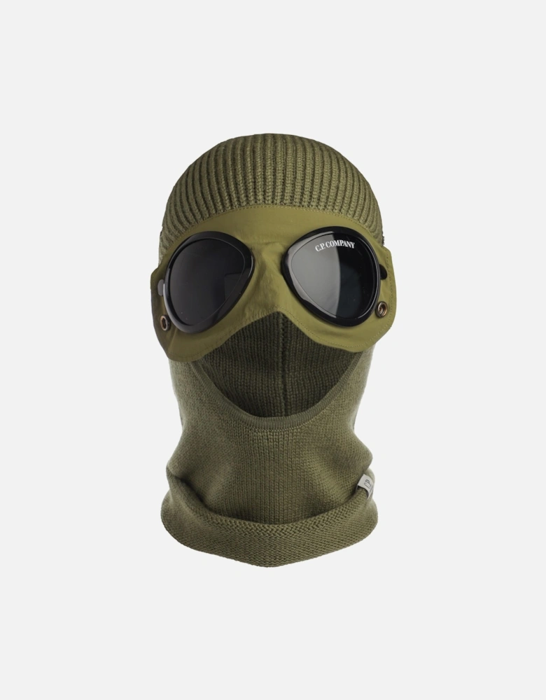Juniors Wool Knit Goggle Balaclava