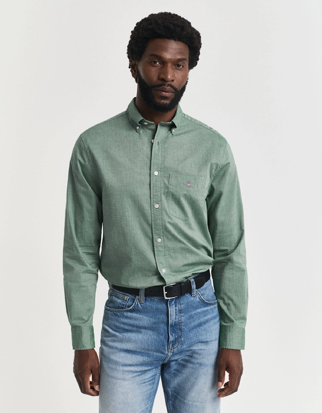 Regular-Fit Classic Poplin Shirt, 5 of 4