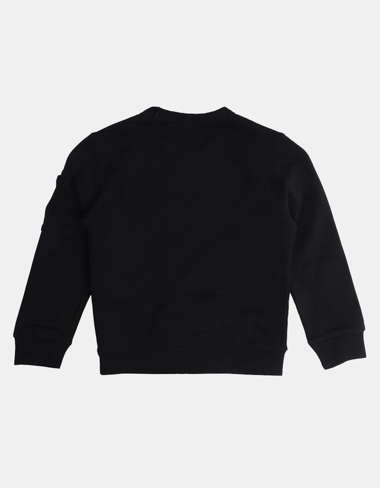 Juniors Diagonal Fleece Crewneck Sweatshirt