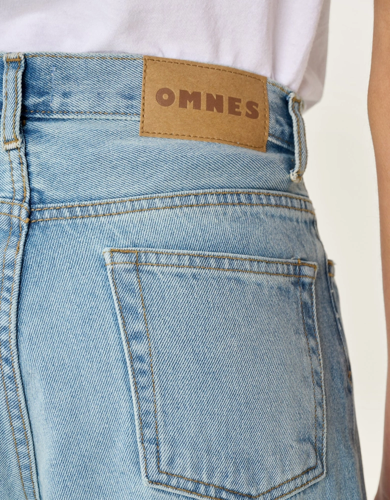 Connie Wide Jean in Light Wash