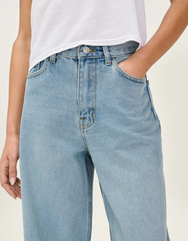 Connie Wide Jean in Light Wash