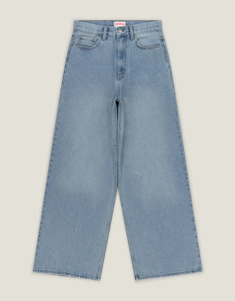 Connie Wide Jean in Light Wash