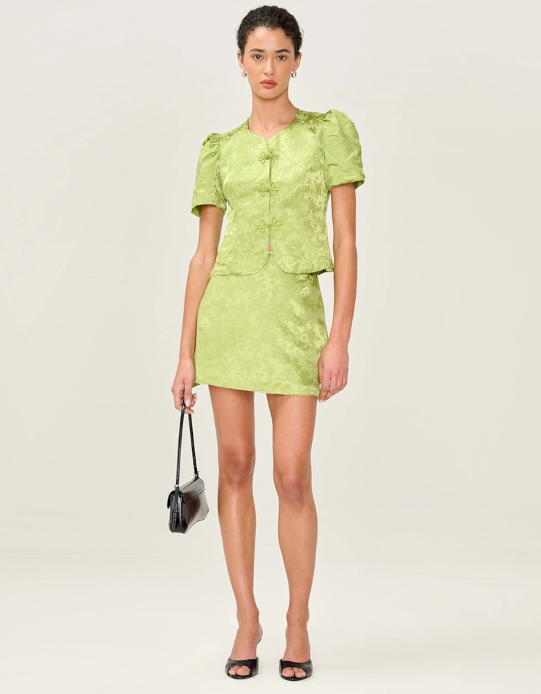 Lorelai Blouse in Lima Bean