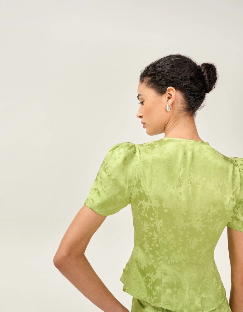 Lorelai Blouse in Lima Bean