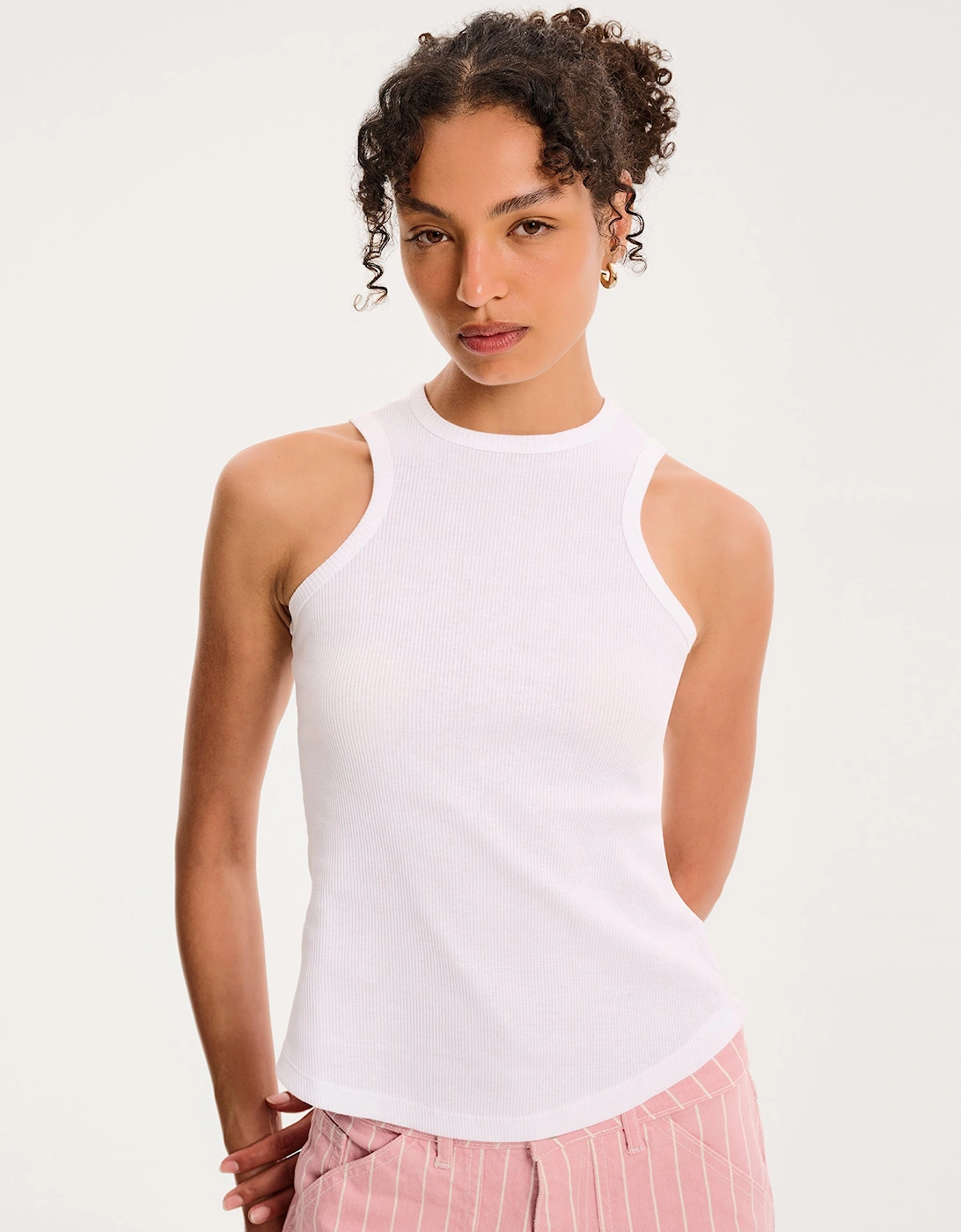 Raven Racer Vest in White, 6 of 5