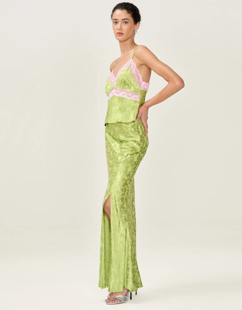 Fenella Skirt in Lima Bean