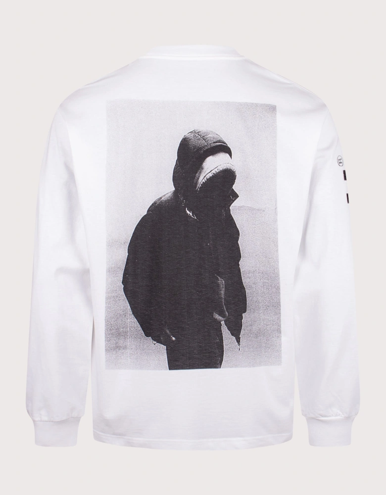 Relaxed Fit Archive Script Long Sleeve Top