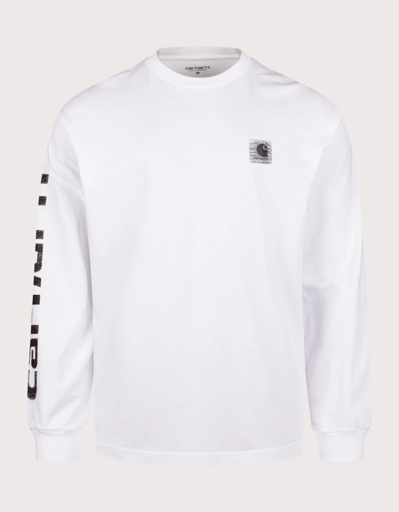 Relaxed Fit Archive Script Long Sleeve Top