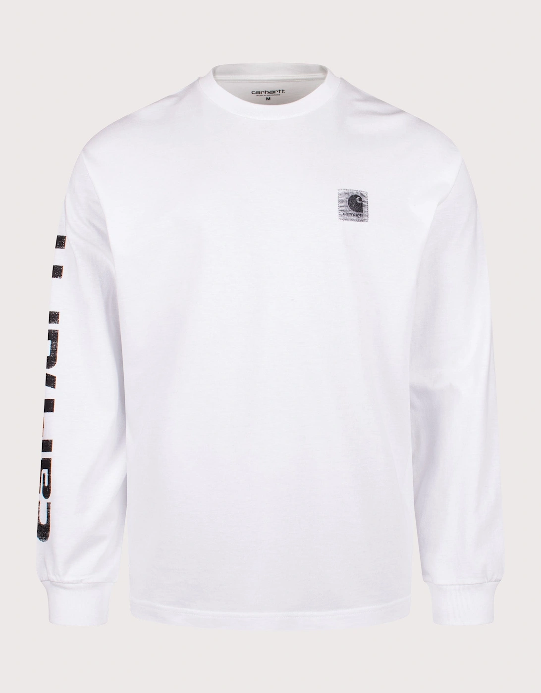 Relaxed Fit Archive Script Long Sleeve Top