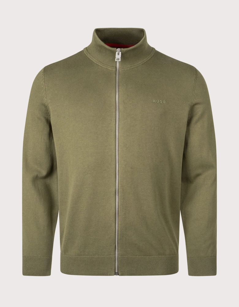 Slim Fit Zip Through San Jacomo-C Knit