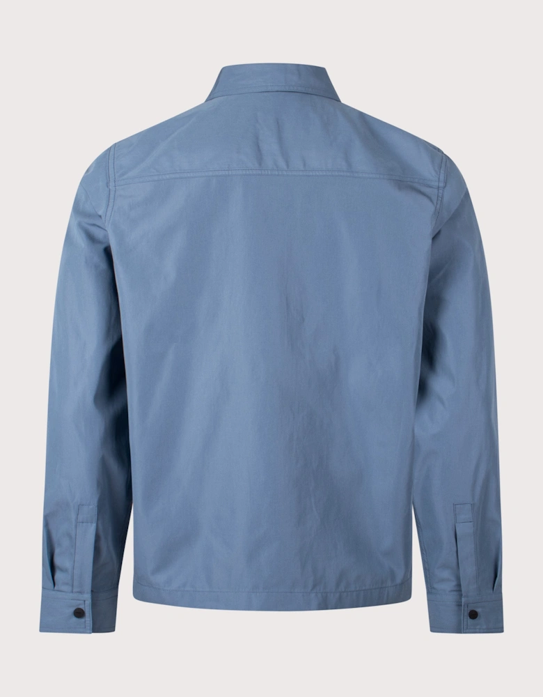 Oversized Zip Through Evalom Overshirt