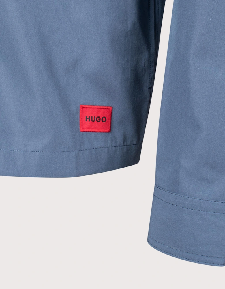 Oversized Zip Through Evalom Overshirt