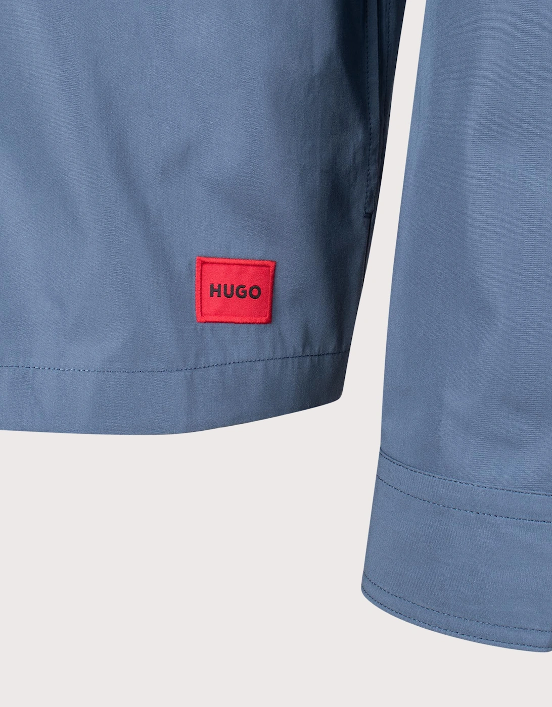 Oversized Zip Through Evalom Overshirt