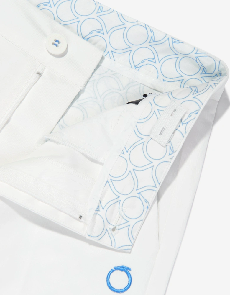 Boys Tofinuo Logo Trousers in White