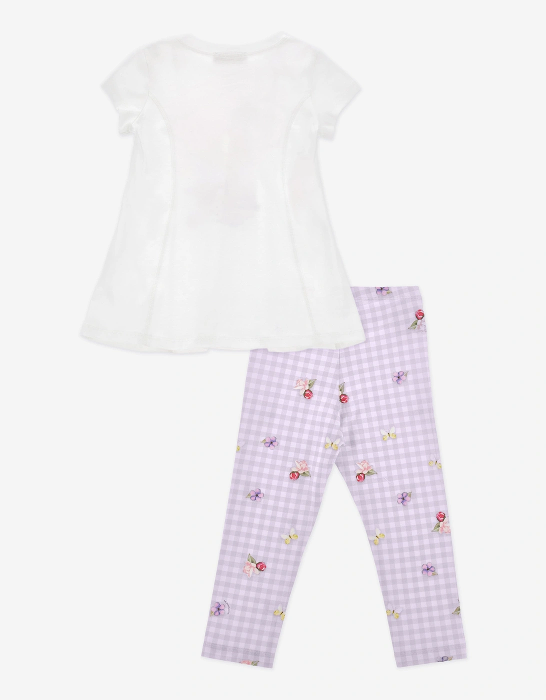 Girls Maxi T-Shirt and Leggings Set in Purple