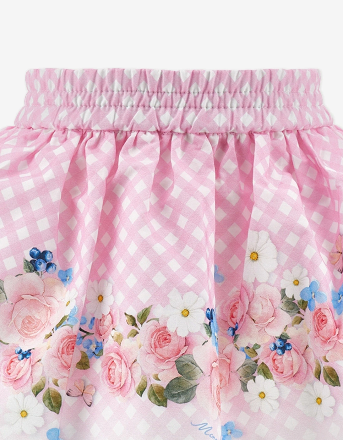 Baby Girls Floral Skirt in Pink